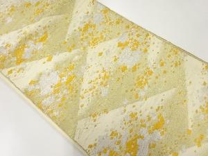 アンティーク　色紙散らし模様織出し袋帯（材料）